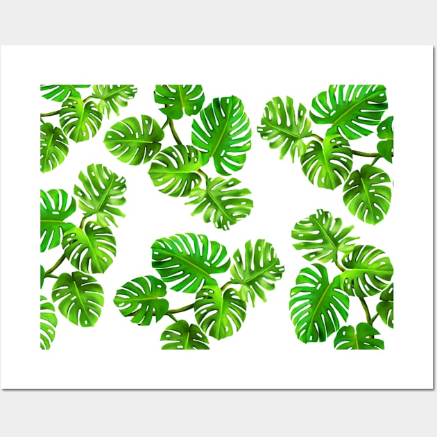 Monstera Wall Art by karenhappuchph@gmail.com